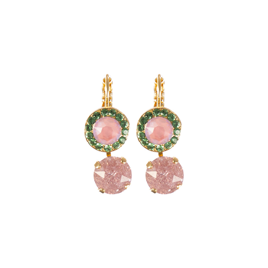 Double Stone Earrings in "Lavender Mist" *Custom*