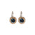 Large Embellished Halo Earrings in "Indigo Hour" *Custom*