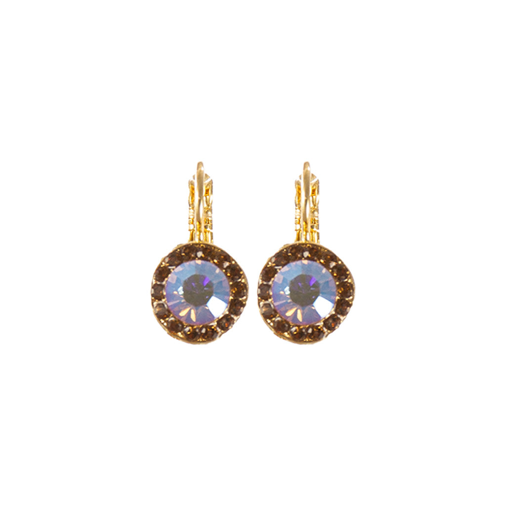 Large Embellished Halo Earrings in "Cello Solo" *Custom*