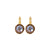 Large Embellished Halo Earrings in "Cello Solo" *Custom*
