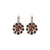 Large Daisy Earrings in "Velvet Encore" *Custom*