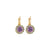 Medium Rosette Earrings in "Lavender Mist" *Custom*