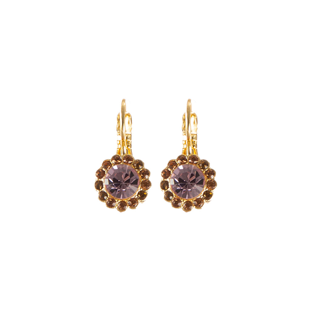 Medium Rosette Earrings in "Cello Solo" *Custom*