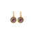 Medium Rosette Earrings in "Cello Solo" *Custom*