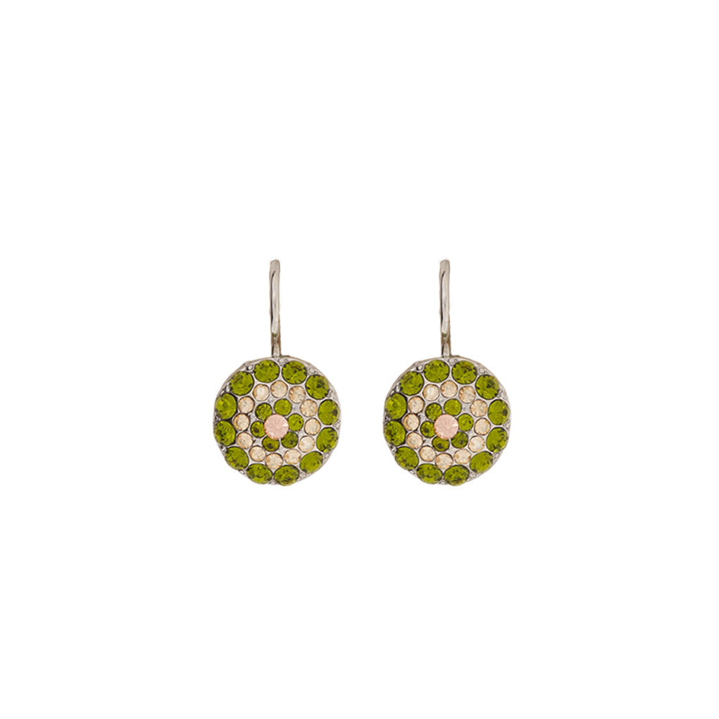 Pavé Earrings in "Olive Garnish" *Custom*