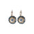 Large Pavé Earrings in "Indigo Hour" *Custom*