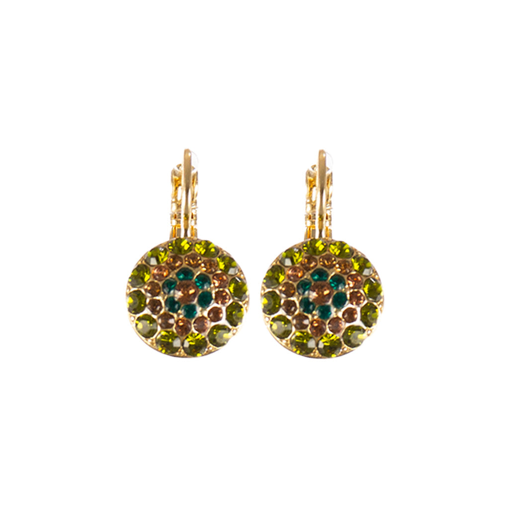 Large Pavé Earrings in "The Green Room" *Custom*