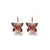 Butterfly Leverback Earrings in "Coral Cove" *Custom*