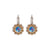 Large Rosette Earrings in "Indigo Hour" *Custom*