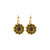 Large Rosette Earrings in "The Green Room" *Custom*
