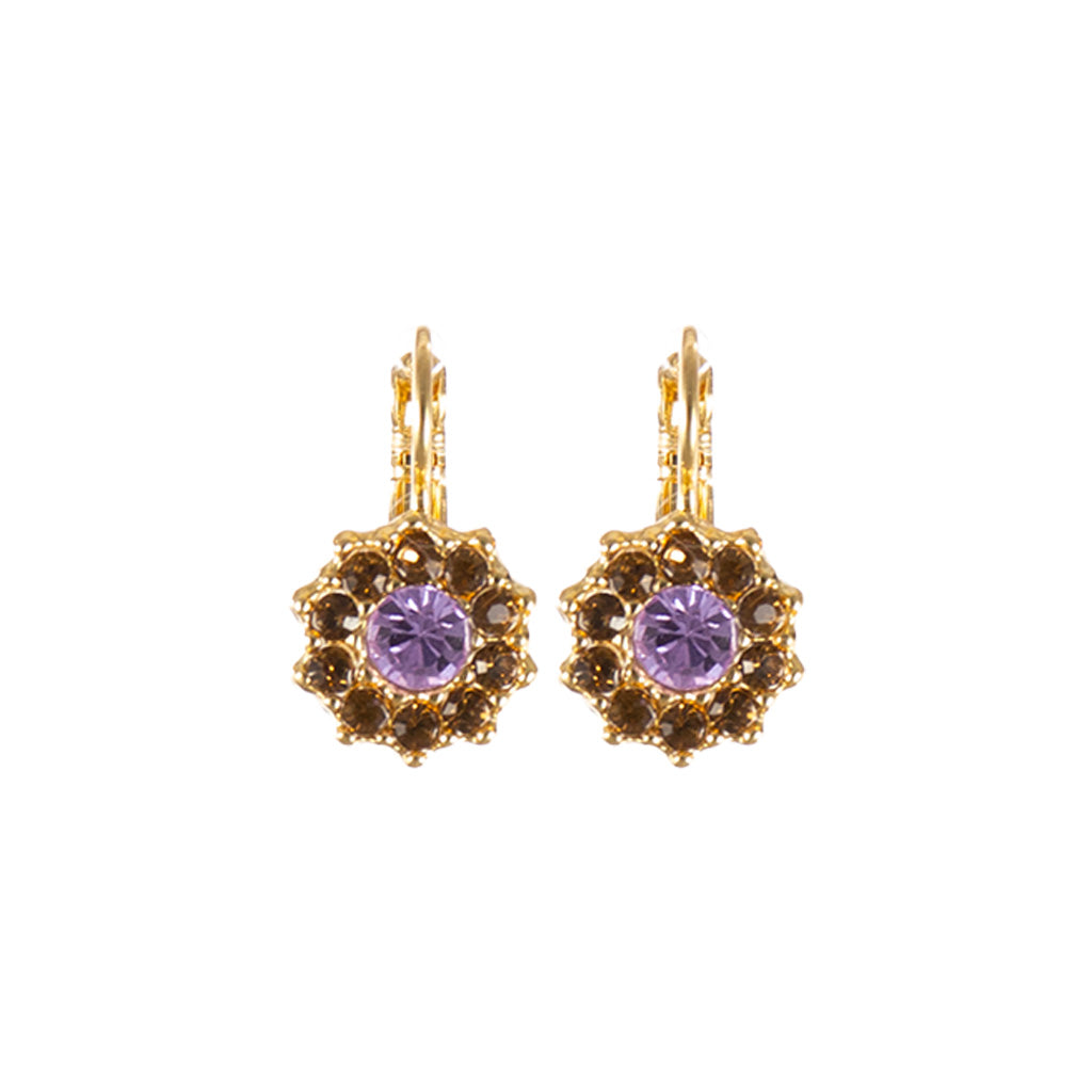Large Rosette Earrings in "Cello Solo" *Custom*