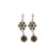 Medium Floret Dangle Earrings in "Twilight Serenade" *Custom*