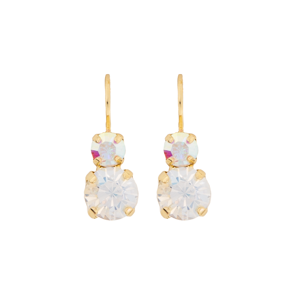 Medium Double Stone Earrings in "Winds of Change" *Custom*