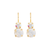 Medium Double Stone Earrings in "Winds of Change" *Custom*