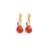Medium Double Stone Earrings in "Sunset Drive-In" *Custom*