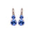 Medium Double Stone Leverback Earrings (Choose your Color!)