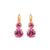 Medium Double Stone Leverback Earrings (Choose your Color!)