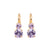 Medium Double Stone Leverback Earrings (Choose your Color!)