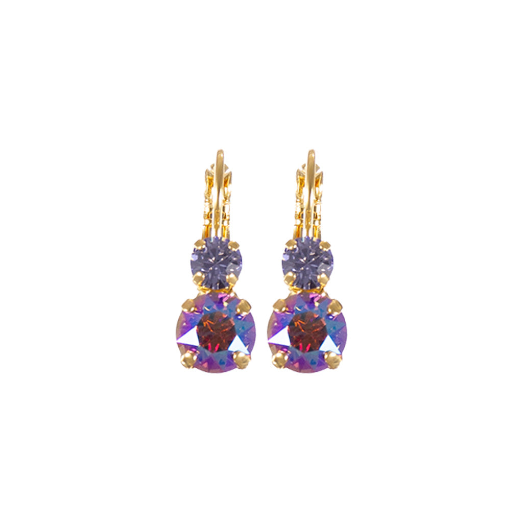 Medium Double Stone Earrings in "Lavender Mist" *Custom*
