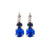 Medium Double Stone Earrings in "Indigo Hour" *Custom*