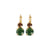 Medium Double Stone Earrings in "The Green Room" *Custom*