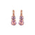 Medium Classic Two-Stone Earrings in "Parasol" - Rose Gold