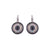 Extra Luxurious Pavé Leverback Earrings in "Tuxedo" *Custom*