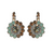 Extra Luxurious Dahlia Leverback Earrings in "Forget Me Not" *Custom*