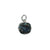 Cushion Cut Charm -Choose Your Color- Rhodium