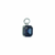 Large Emerald Charm -Choose Your Color- Rhodium, Rose, Yellow Gold