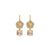 Cosmos Drop Earrings in "First Toast" *Custom*
