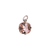 Cushion Cut Charm -Choose Your Color- Rhodium