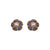 Large Cosmos Post Earrings in "Holly" *Custom*