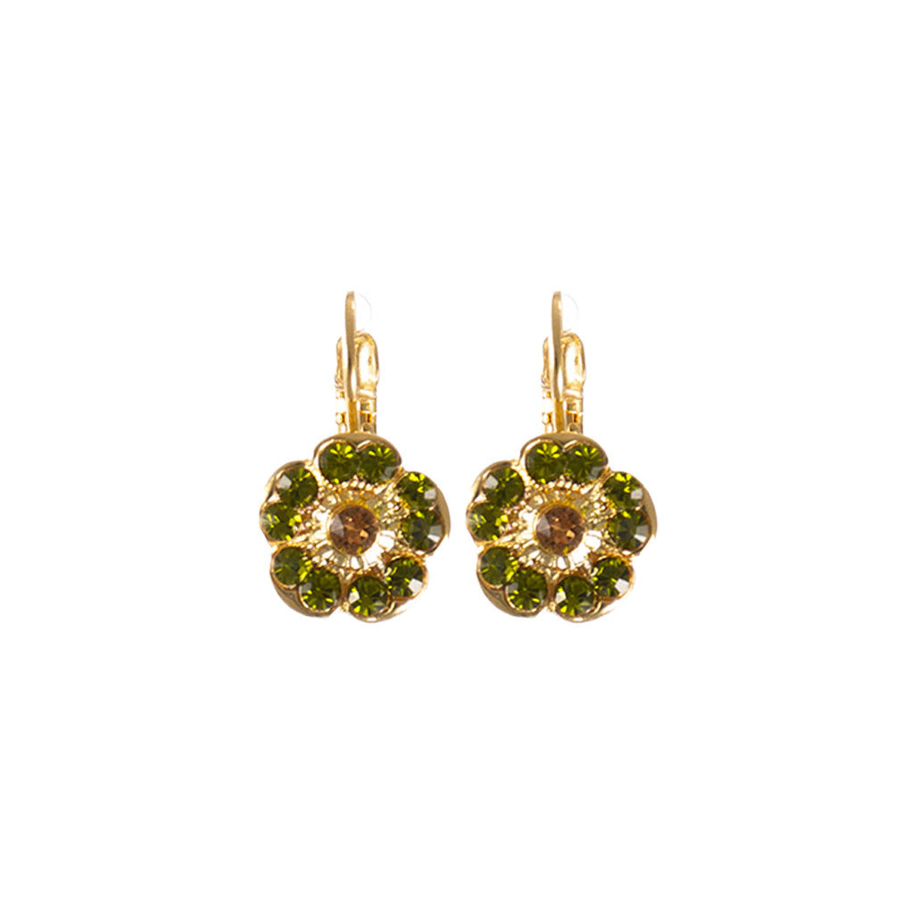 Large Cosmos Post Earrings in "The Green Room" *Custom*
