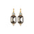 Extra-Luxurious Emerald and Trio Earrings in "Obsidian Shores" *Custom*