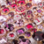 Extra Luxurious Rosette Leverback Earrings in "Cranberry Crush" *Custom*