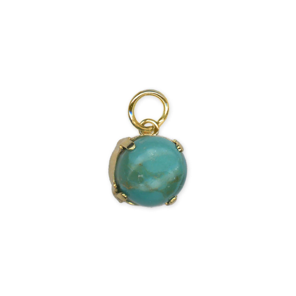 Large Round Charm -Choose Your Color- Yellow Gold