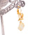 Ivy Earrings with Mineral Dangle in "Topaz" - Yellow Gold