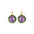 Extra Luxurious Rosette Leverback Earrings in "Lavender Mist" *Custom*