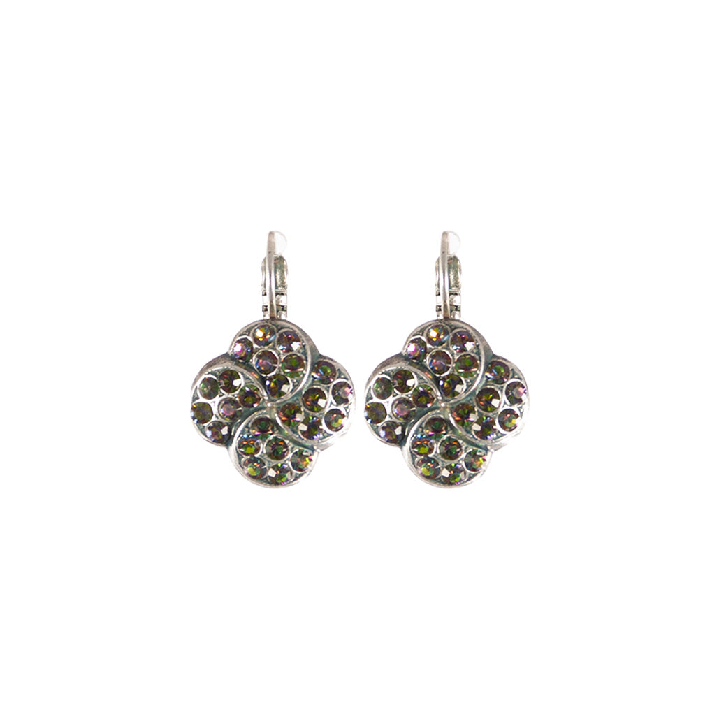 Extra Luxurious Quatrefoil Earrings in "Twilight Serenade" *Custom*