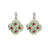 Extra Luxurious Quatrefoil Earrings in "Polka-Dot Bikini" *Custom*