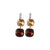Small and Large Cushion Cut Earrings in "Velvet Encore" *Custom*