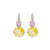 Double Round & Cushion Earrings in "Polka-Dot Bikini" *Custom*