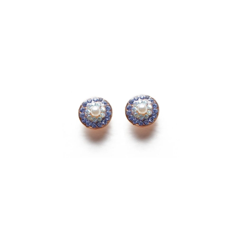 Small Pavé Earrings in "Sand Bar" *Custom*