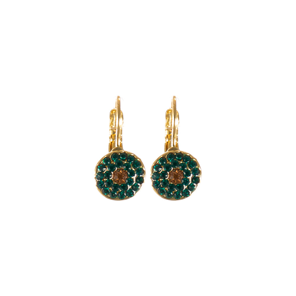 Small Pavé Earrings in "The Green Room" *Custom*