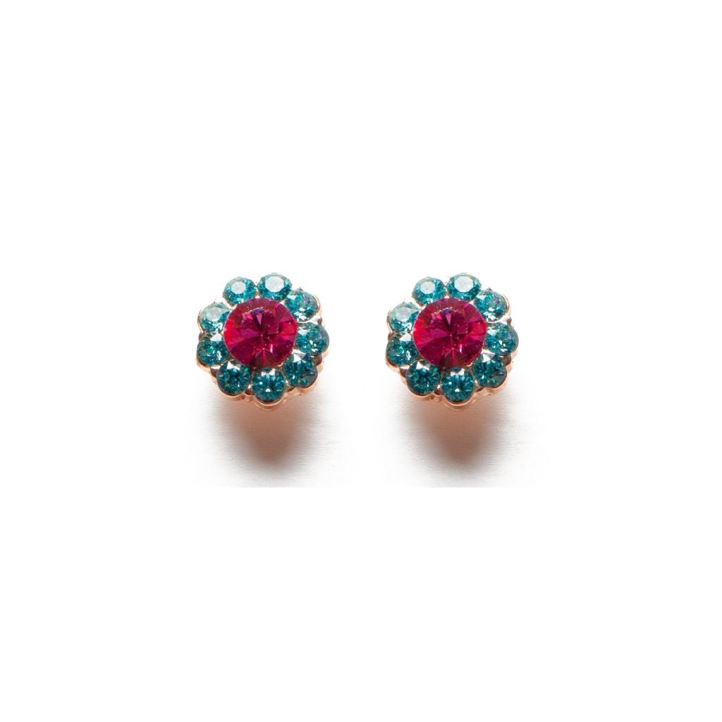 Medium Flower Earrings in "Coral Cove" *Custom*