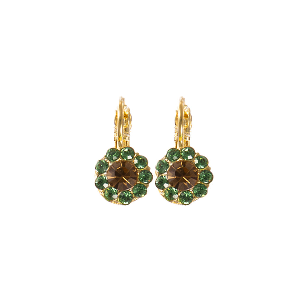 Medium Flower Earrings in "The Green Room" *Custom*