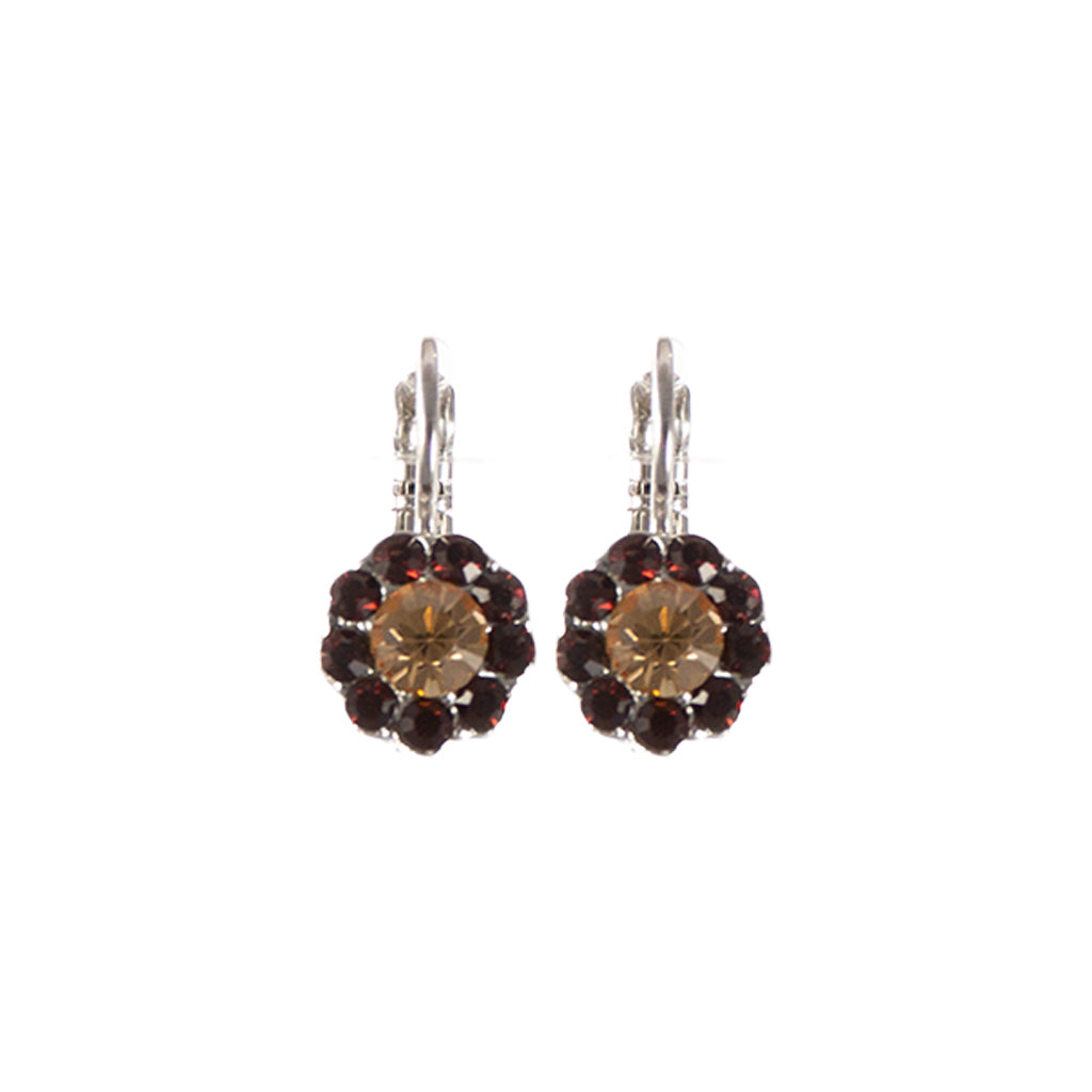 Medium Flower Earrings in "Velvet Encore" *Custom*