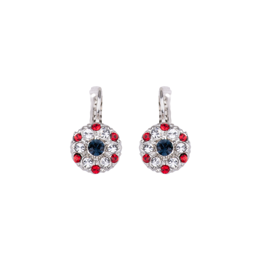 Medium Guardian Angel Earrings in "Americana" *Custom*