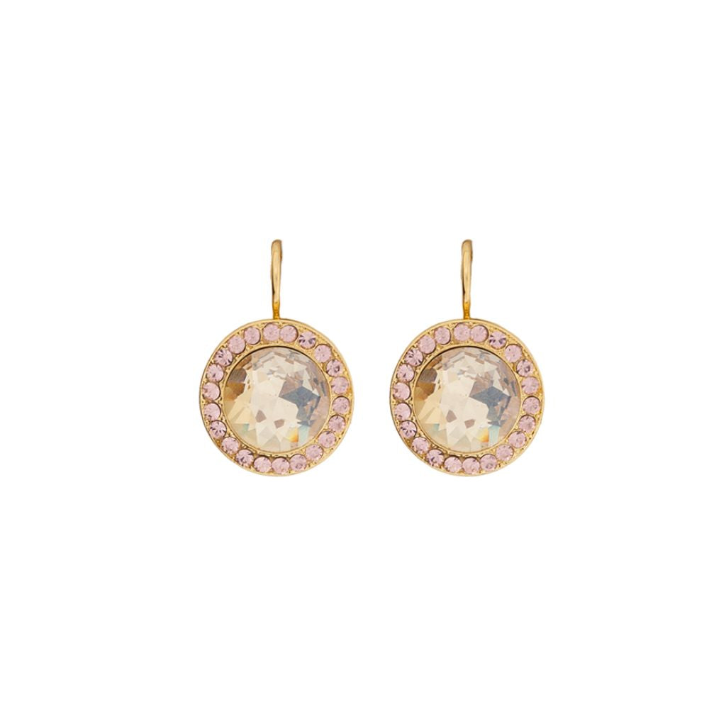 Extra Luxurious Halo Earrings in "Amaretto" *Custom*